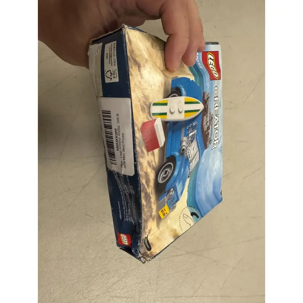 LEGO Creator 40252: Mini Volkswagen Beetle New Factory Sealed Damage Box